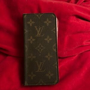 Louis Vuitton leather iPhone  case